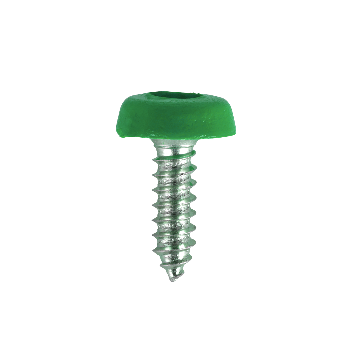 Sealey PTNPG Numberplate Screws 4.8 x 18mm, Green - Pack of 50 - additional view 2