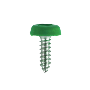 Sealey PTNPG Numberplate Screws 4.8 x 18mm, Green - Pack of 50 - additional view 2