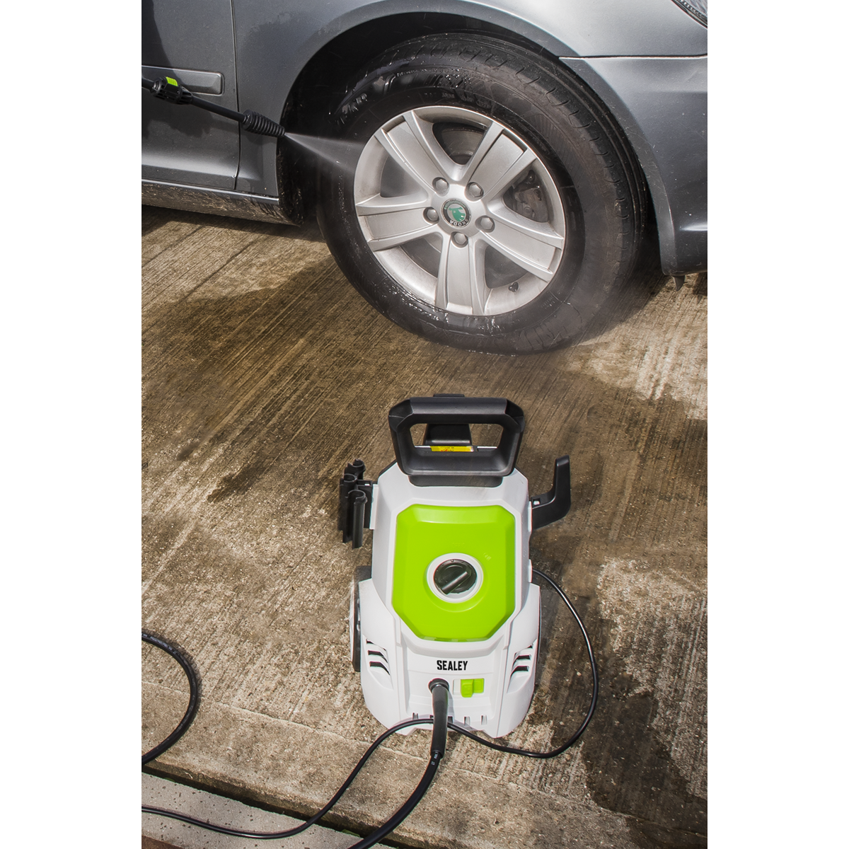 Sealey PW1610 Pressure Washer with TSS & Rotablast® Nozzle 100bar 1200W/230V - additional view 14