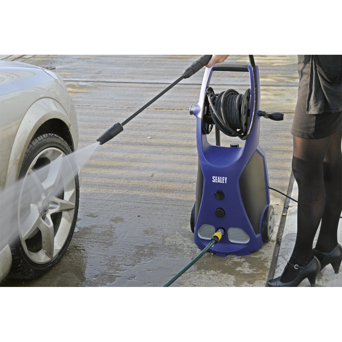 Sealey PW3500COMBO Professional Pressure Washer with Accessories 140bar - additional view 9