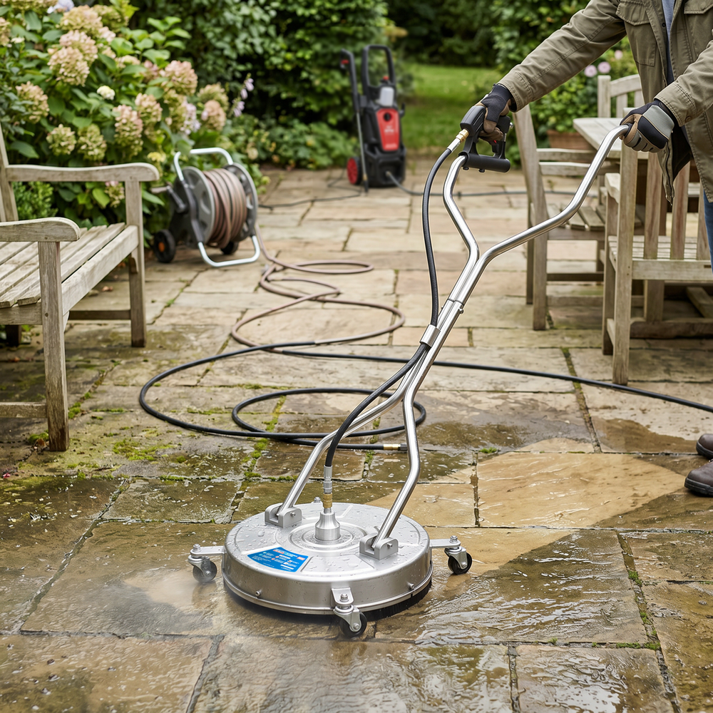 Sealey PWAK18 18" Surface Cleaner with Dual Handle & Rotating Spray Bar - Stainless Steel - additional view 6