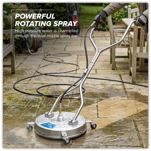 Sealey PWAK18 18" Surface Cleaner with Dual Handle & Rotating Spray Bar - Stainless Steel - additional view 10