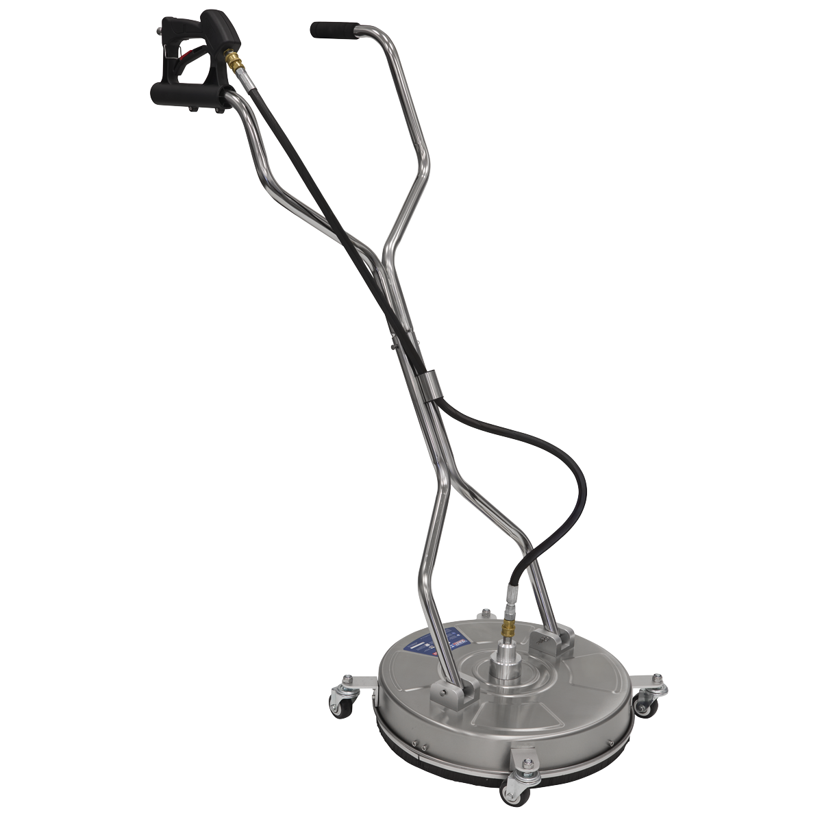 Sealey PWAK18 18" Surface Cleaner with Dual Handle & Rotating Spray Bar - Stainless Steel