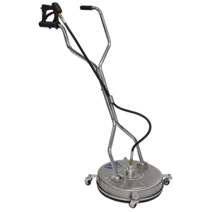 Sealey PWAK18 18" Surface Cleaner with Dual Handle & Rotating Spray Bar - Stainless Steel