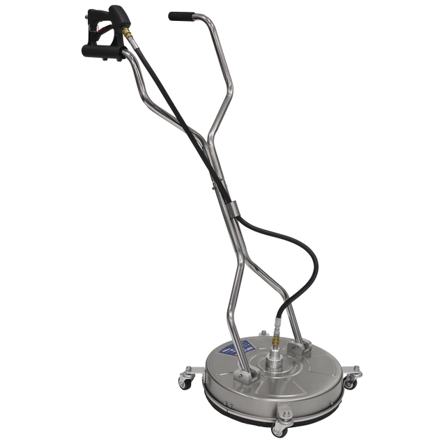 Sealey PWAK18 18" Surface Cleaner with Dual Handle & Rotating Spray Bar - Stainless Steel