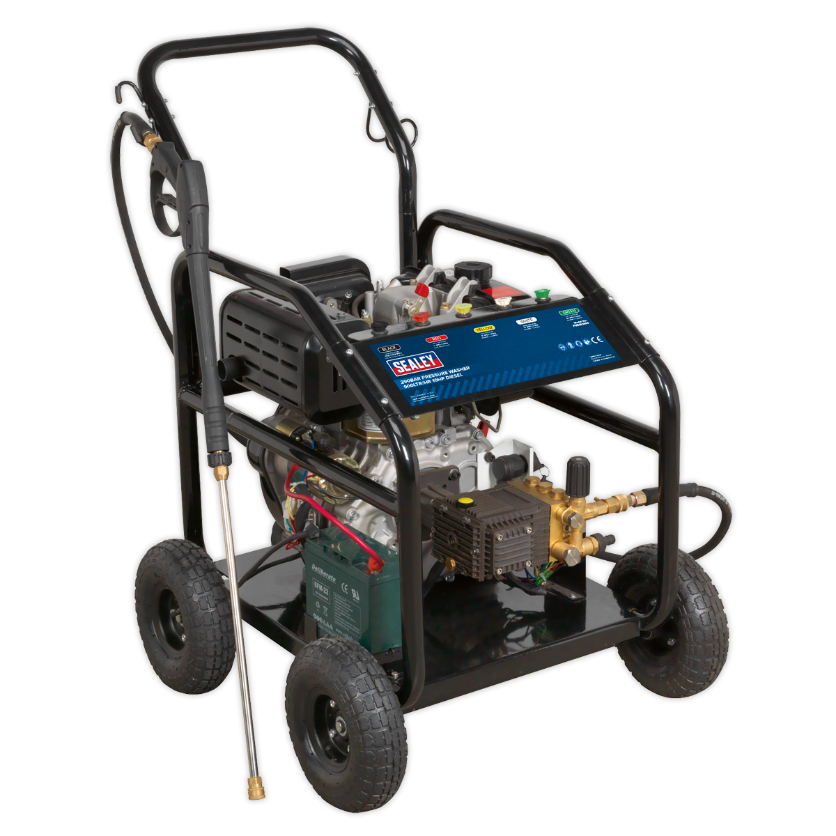 Sealey PWDM3600 Pressure Washer 290bar 900L/hr 10hp - Diesel - additional view 9