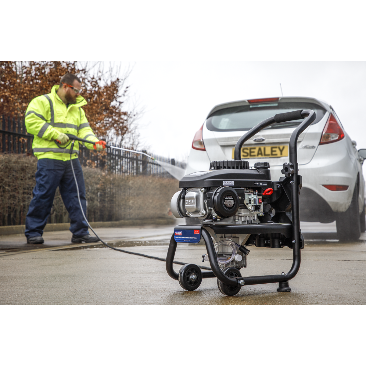Sealey PWM1300 Pressure Washer 150bar 576L/hr 4hp - Petrol - additional view 8