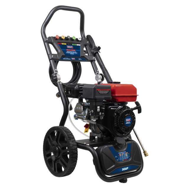 Sealey PWM2500 Pressure Washer 220bar 570L/hr 5.8hp - Petrol