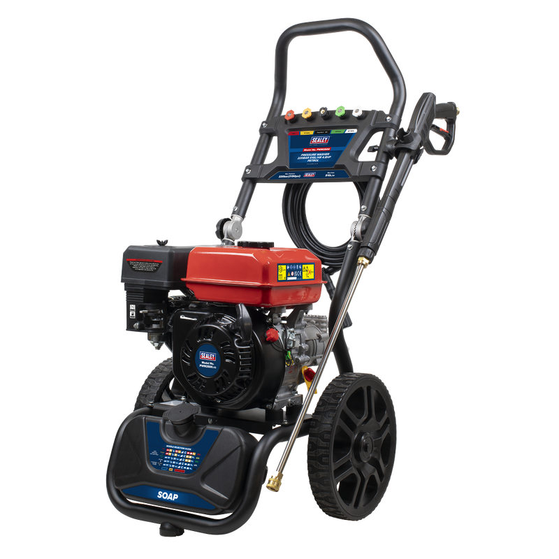 Sealey PWM2500 Pressure Washer 220bar 570L/hr 5.8hp - Petrol - additional view 2