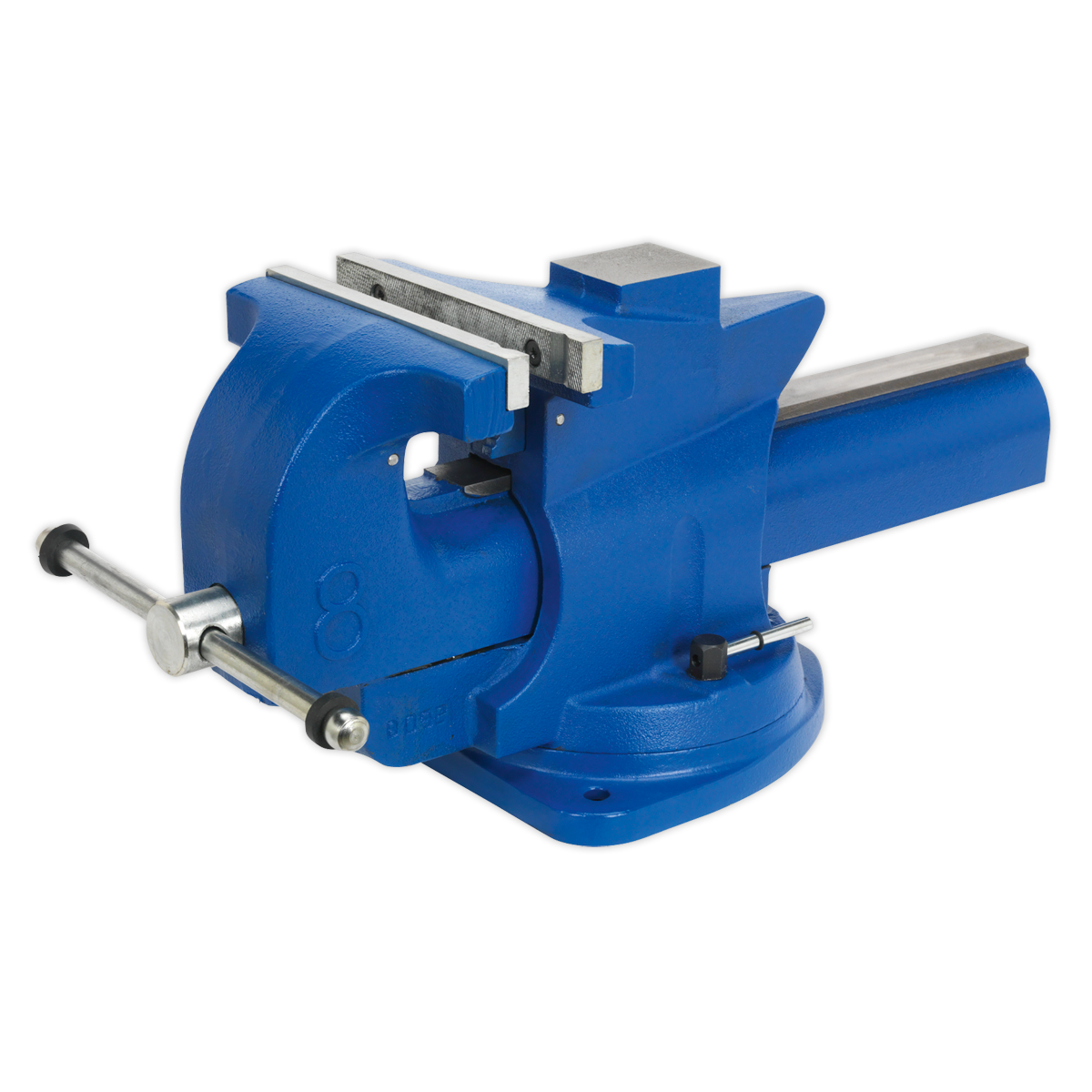 Sealey QAV200 Quick Action Cast Iron Vice with Swivel Base 200mm