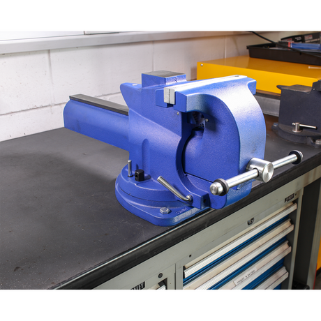 Sealey QAV200 Quick Action Cast Iron Vice with Swivel Base 200mm - additional view 2