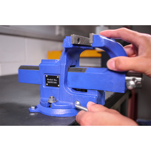 Sealey QAVE100 Quick Action SG Iron Vice with Swivel Base 100mm - additional view 5