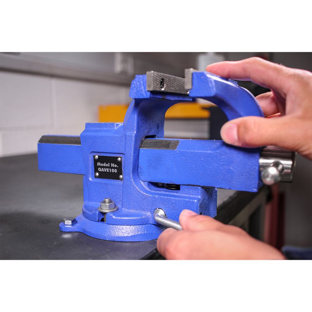 Sealey QAVE100 Quick Action SG Iron Vice with Swivel Base 100mm - additional view 9