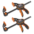 Sealey QBC1502 Quick Bar Clamp Set 150mm 2pc