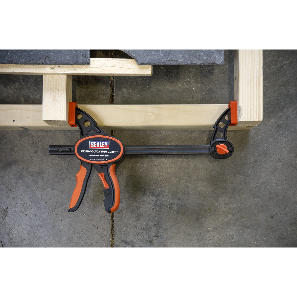 Sealey QBC1502 Quick Bar Clamp Set 150mm 2pc - additional view 7