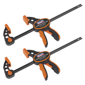 Sealey QBC3002 Quick Bar Clamp Set 300mm 2pc