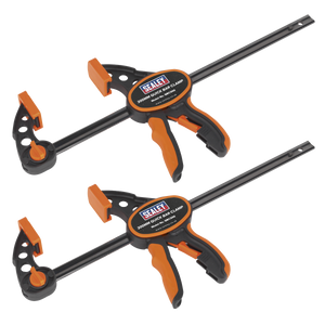 Sealey QBC3002 Quick Bar Clamp Set 300mm 2pc