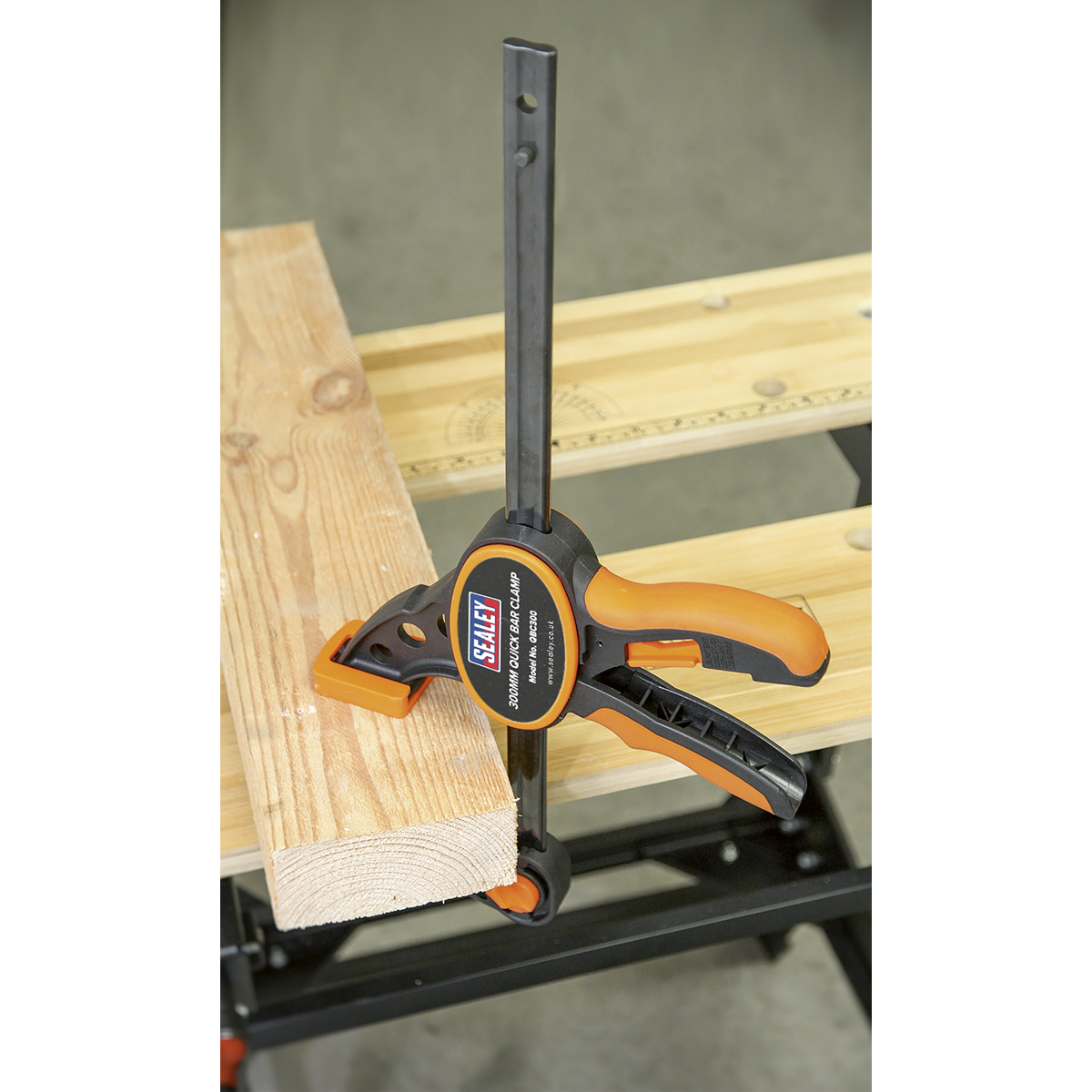 Sealey QBC3002 Quick Bar Clamp Set 300mm 2pc - additional view 4
