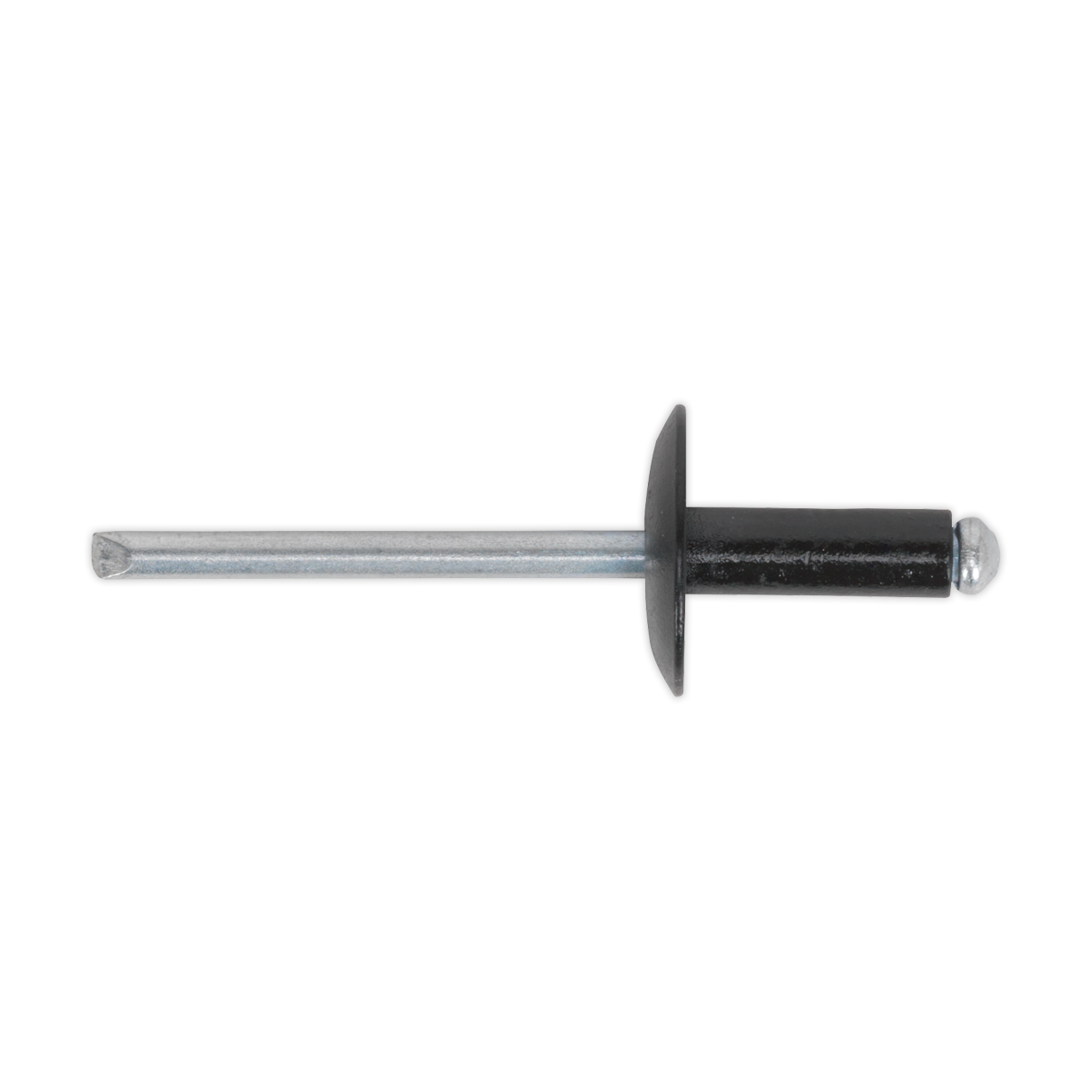 Sealey RAB3210L Aluminium Large Flange Rivet 3.2 x 10mm, Black - Pack of 200