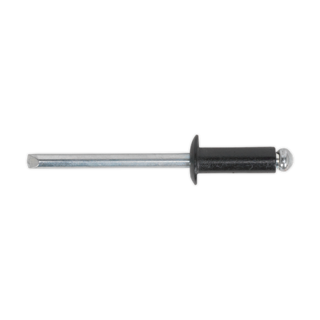 Sealey RAB3280S Aluminium Standard Flange Rivet 3.2 x 8mm, Black - Pack of 200