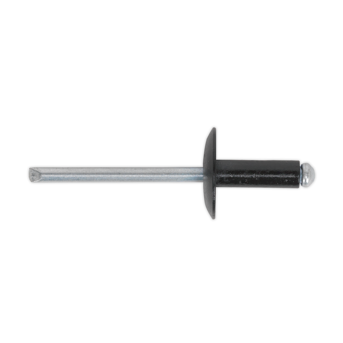 Sealey RAB4814L Aluminium Large Flange Rivet 4.8 x 14mm, Black - Pack of 200