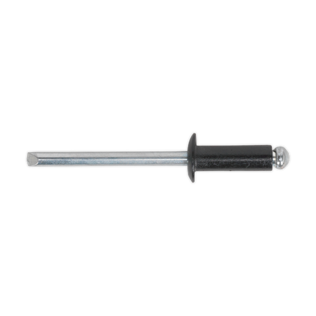 Sealey RAB4814S Aluminium Standard Flange Rivet 4.8 x 14mm, Black - Pack of 200