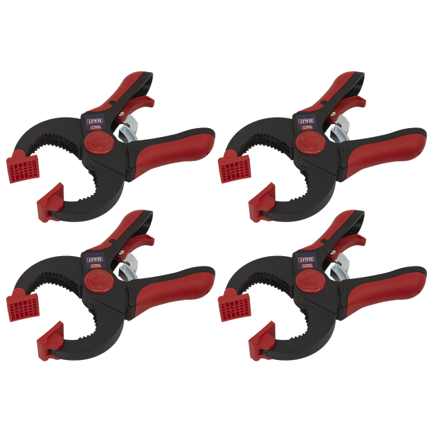 Sealey RC504 Ratchet Clamp Set 45mm 4pc
