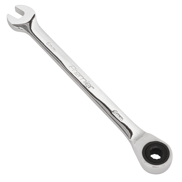 Sealey RCW06 Premier Combination Ratchet Spanner 6mm