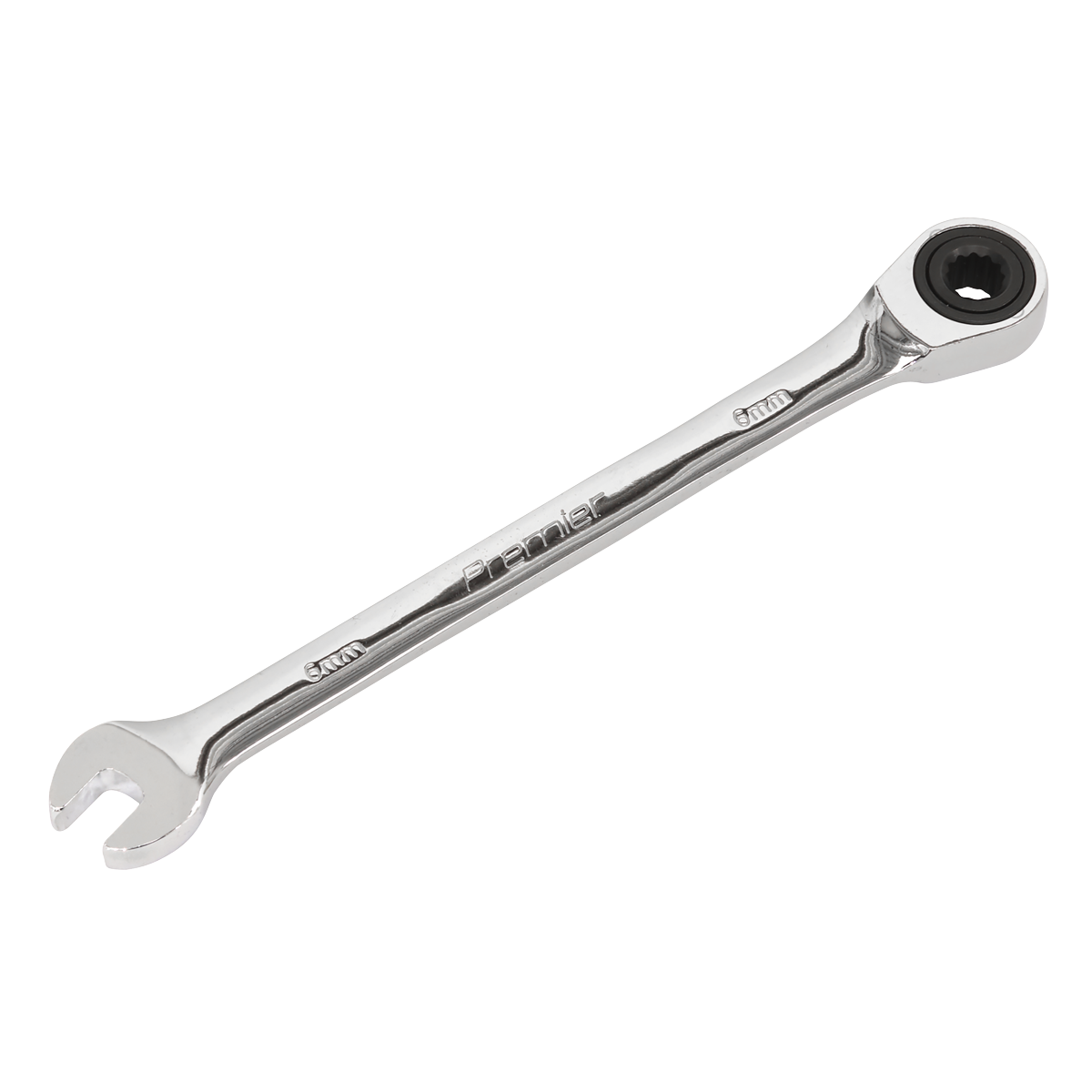 Sealey RCW06 Premier Combination Ratchet Spanner 6mm - additional view 2