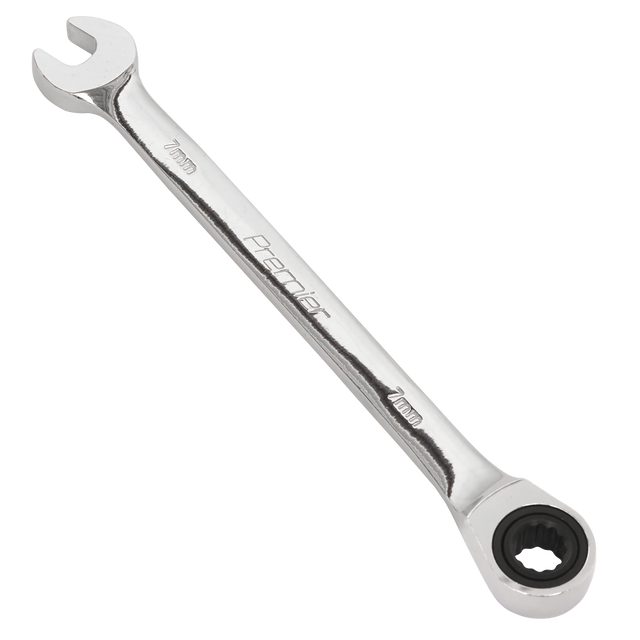 Sealey RCW07 Premier Combination Ratchet Spanner 7mm