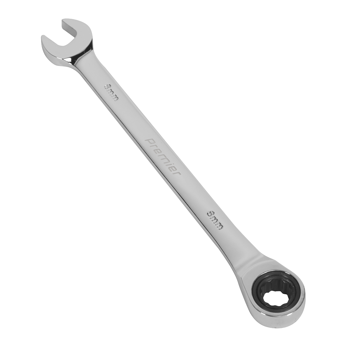 Sealey RCW08 Premier Combination Ratchet Spanner 8mm