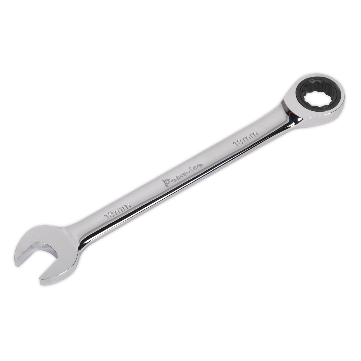 Sealey RCW18 Premier Combination Ratchet Spanner 18mm - additional view 3