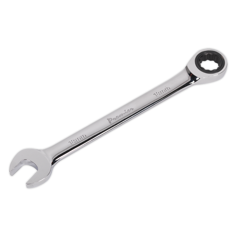 Sealey RCW18 Premier Combination Ratchet Spanner 18mm - additional view 3