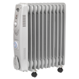Sealey RD2500T 11-Element Oil Filled Radiator with Timer 2500W/230V