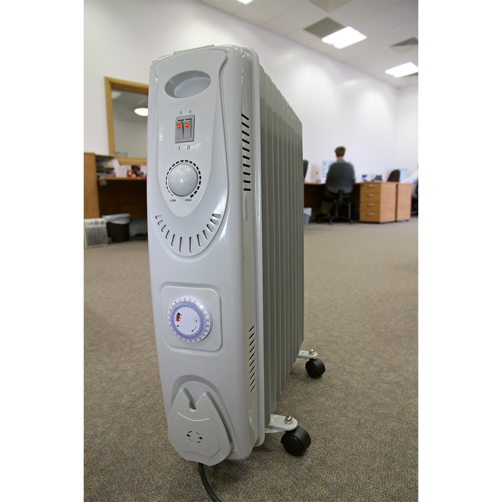 Sealey RD2500T 11-Element Oil Filled Radiator with Timer 2500W/230V - additional view 3