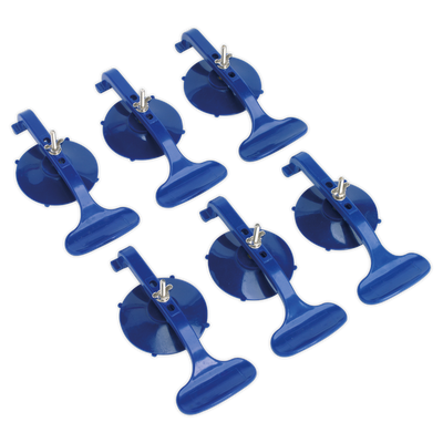 Sealey RE006 Suction Clamp Set 6pc