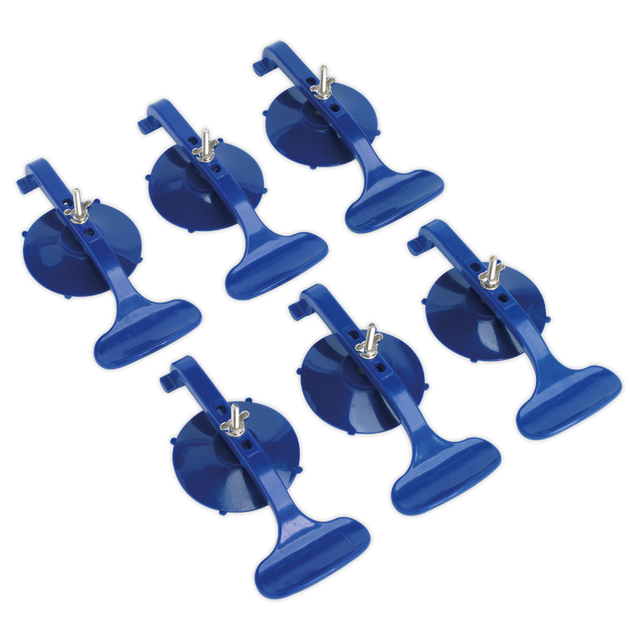 Sealey RE006 Suction Clamp Set 6pc