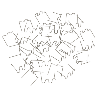 Sealey RE06W Wave Staple 0.6mm - Pack of 100