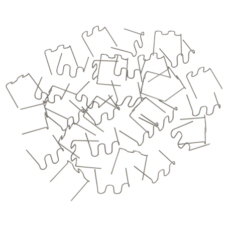 Sealey RE06W Wave Staple 0.6mm - Pack of 100
