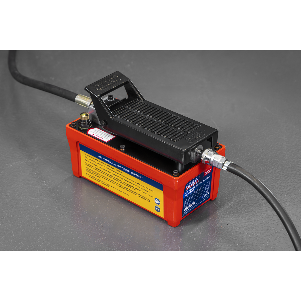 Sealey RE109 Air Hydraulic Foot Pump 10,000psi - additional view 4