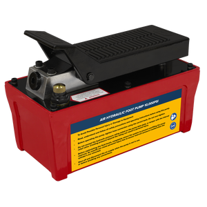 Sealey RE109 Air Hydraulic Foot Pump 10,000psi