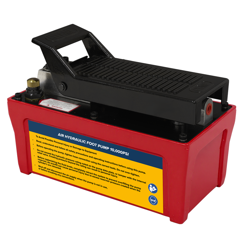 Sealey RE109 Air Hydraulic Foot Pump 10,000psi - additional view 2