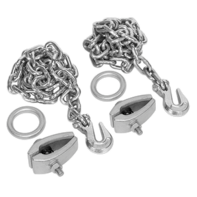 Sealey RE91/5/CK Chain Kit 2 x 2m Chains & 2 x Clamps