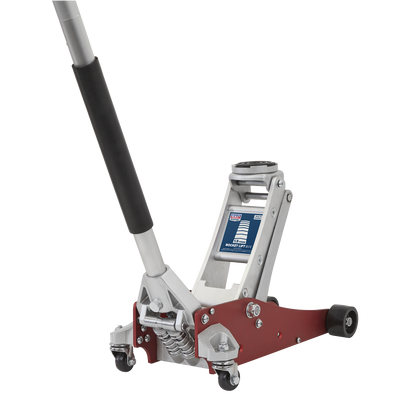 Sealey RJA1550 Premier Low Profile Aluminium Trolley Jack with Rocket Lift 1.5 Tonne
