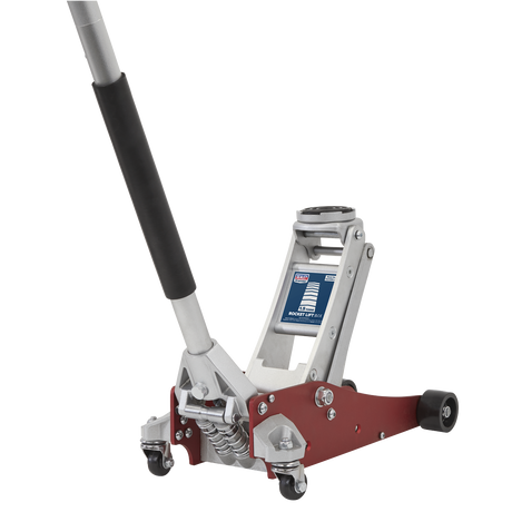 Sealey RJA1550 Premier Low Profile Aluminium Trolley Jack with Rocket Lift 1.5 Tonne