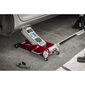 Sealey RJA1800 Premier Low Profile Aluminium Trolley Jack with Rocket Lift 1.8 Tonne - additional view 7