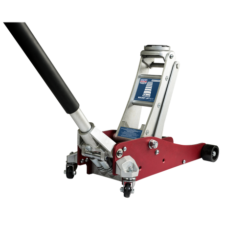 Sealey RJA1800 Premier Low Profile Aluminium Trolley Jack with Rocket Lift 1.8 Tonne