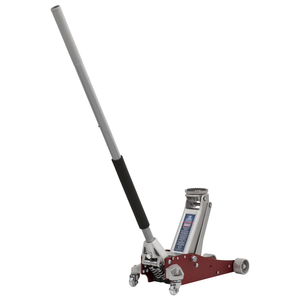 Sealey RJAS1500 Aluminium/Steel Trolley Jack with Rocket Lift 1.5 Tonne - additional view 3