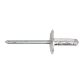 Sealey RM4813L Aluminium Multi-Grip Large Flange Rivet 4.8 x 13mm - Pack of 200