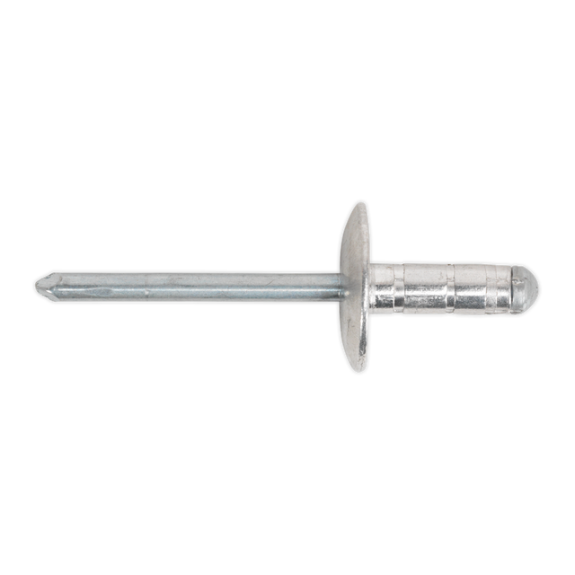 Sealey RM4819L Aluminium Multi-Grip Large Flange Rivet 4.8 x 19mm - Pack of 200